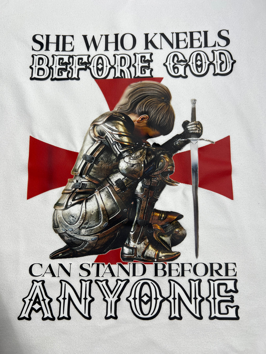 A short sleeve women’s Christian T-shirt