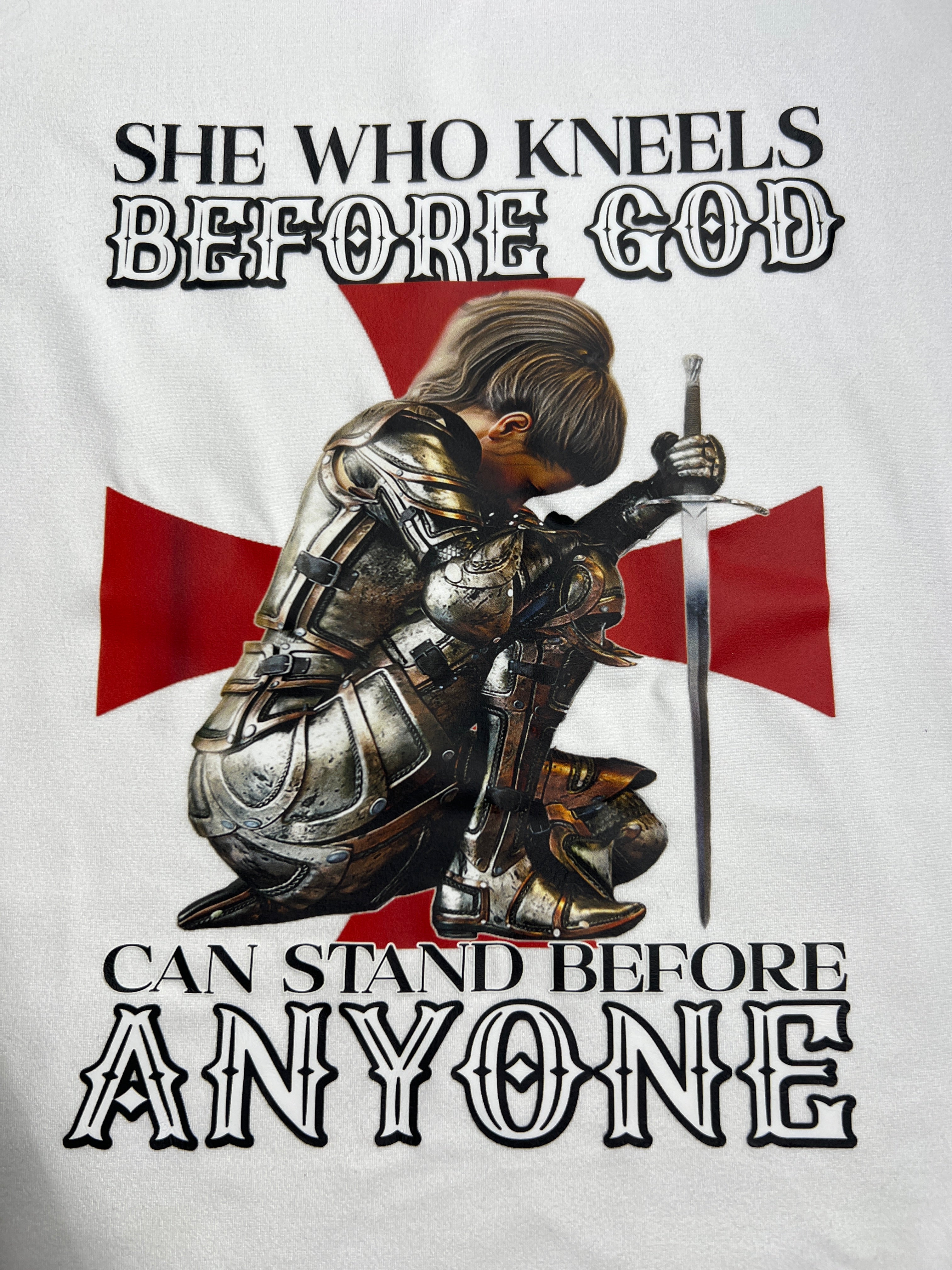 A short sleeve women’s Christian T-shirt