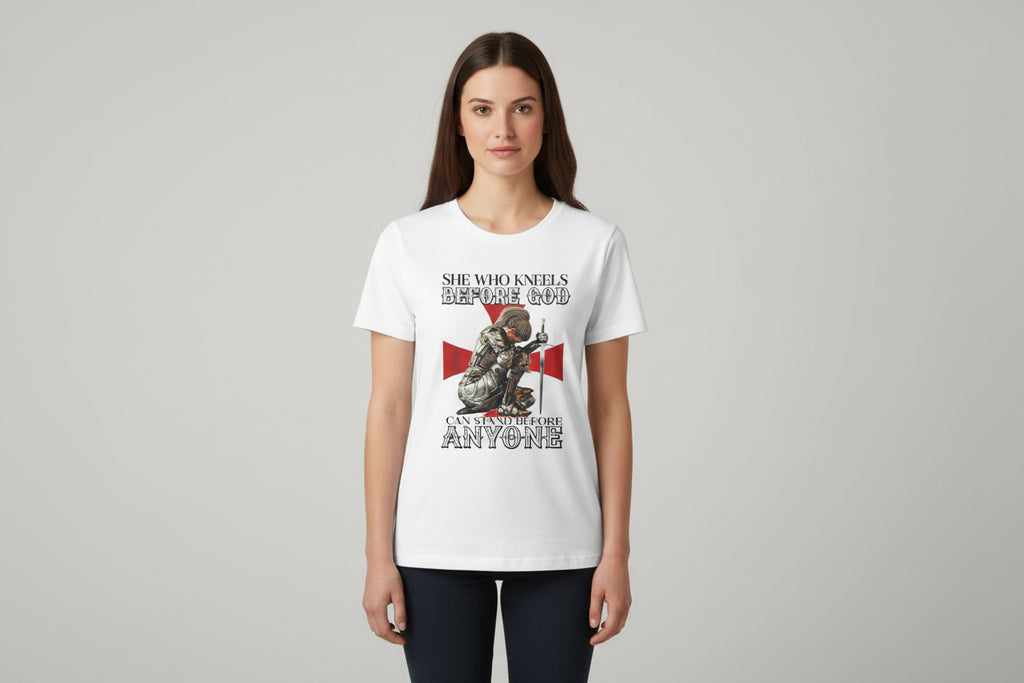 A short sleeve women’s Christian T-shirt